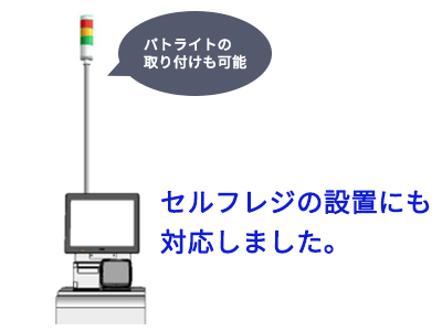 TWINPOS Bx2は セルフレジの構築にも最適