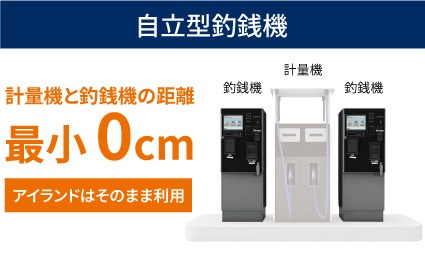 自立型釣銭機